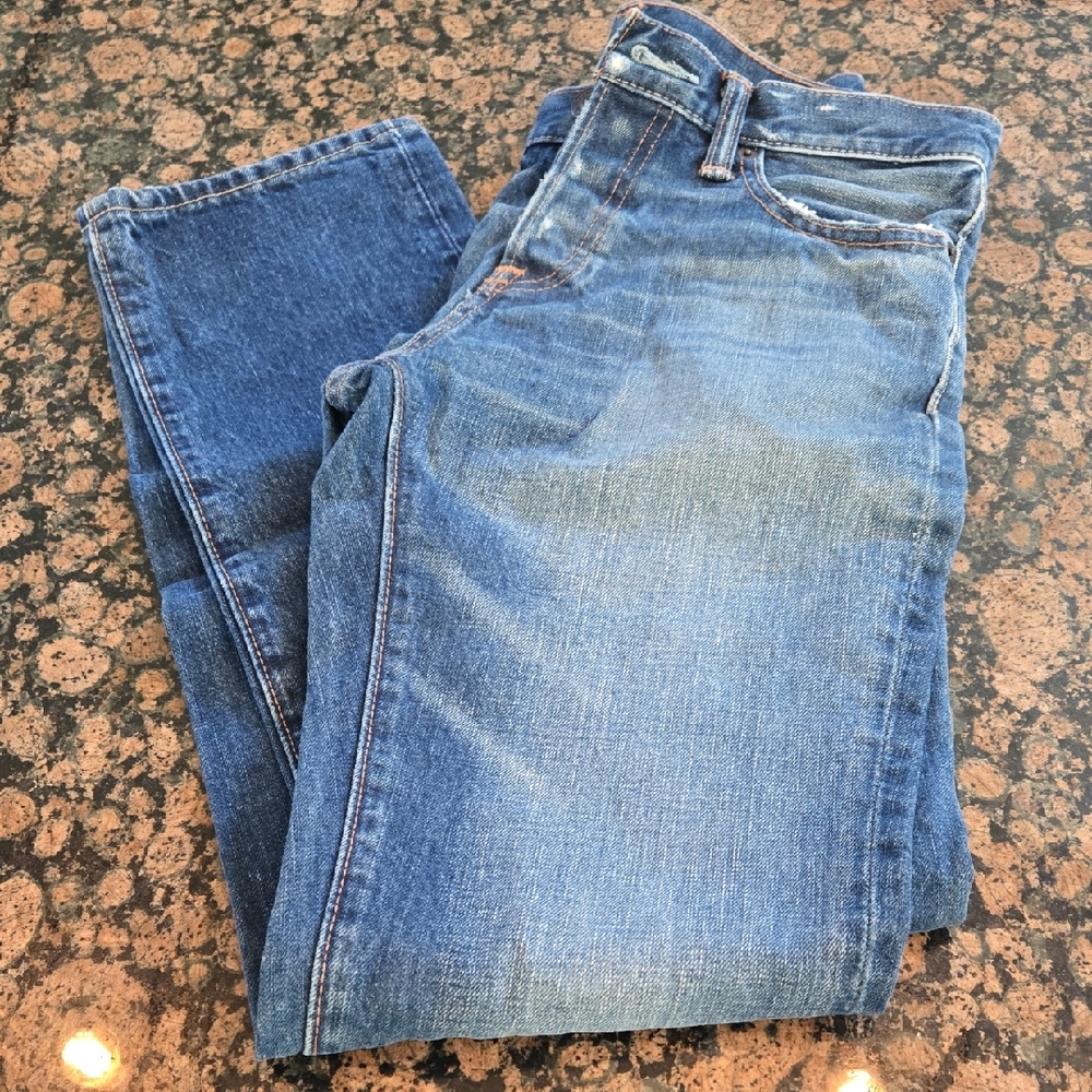 Abercrombie & Fitch Men's Straight Blue Jeans